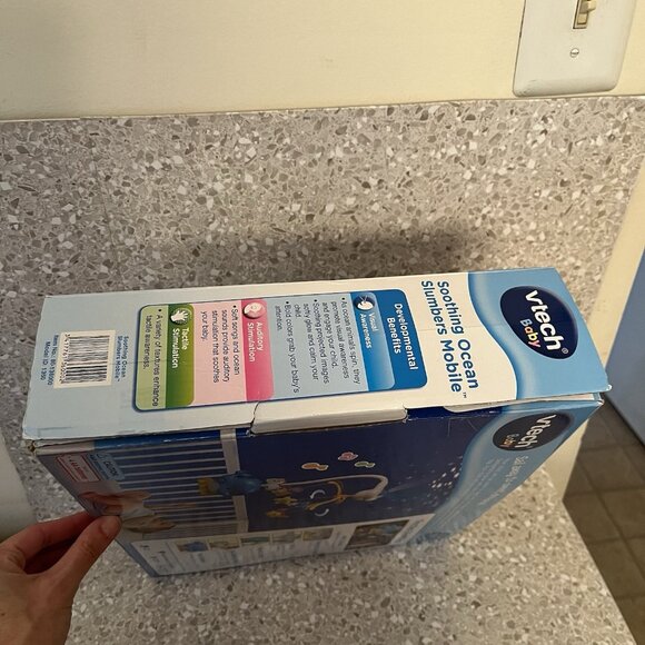 VTECH Baby Soothing Ocean Slumbers Mobile Sound Motion Lights Song OPEN BOX - Picture 8 of 14